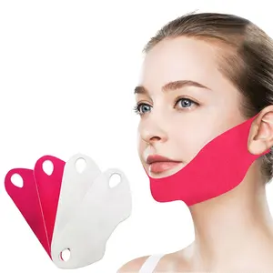 Private label Eliminate edema Improve masseter remove double chin Lifting remove wrinkles v face Ear-mounted gel 4D facial mask