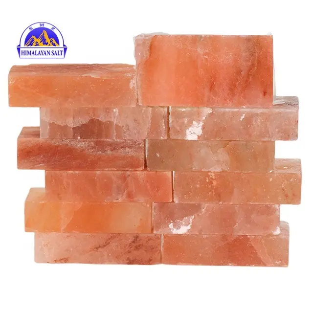 Lastra di piastrelle di mattoni di sale di roccia rosa dell'himalaya naturale di alta qualità per SPA BBQ che cucina sale