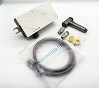 Offre Spéciale : Ensemble de Douche WC en Laiton Chaud/Froid avec Douchette Bidet Portable, Kit de Douche Shattaf et Support de Papier Toilette