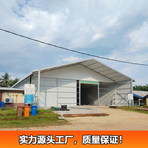Carpa de Almacenamiento de 1000 m² con Paneles Sándwich, Resistente al Viento, para Uso Industrial en Exteriores - Product Image 4