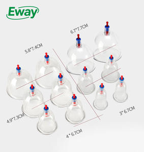 Профессиональная дешевая оптовая продажа традиционных хиджамотерапевтических пластиковых чашек для вакуумных банок - Product Image 1