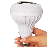 Ampoule LED intelligente E27 RVB pour haut-parleur 7W/12W, lecture de musique, lampe à LED sans fil à intensité variable avec télécommande à 24 touches