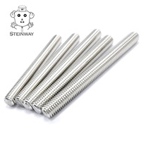 Custom 3000mm Length All Thread Rod M10 M12 M16 M20 with Stainless Steel Stud Rod 304/316 3000mm Length 3000mm Length Studs