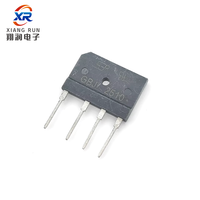 Redresseur en pont KBJ2510 GBJ2510 25A 1000V, série de redresseurs en pont, à montage traversant ZIP-4, NEUF, fabriqué en Chine