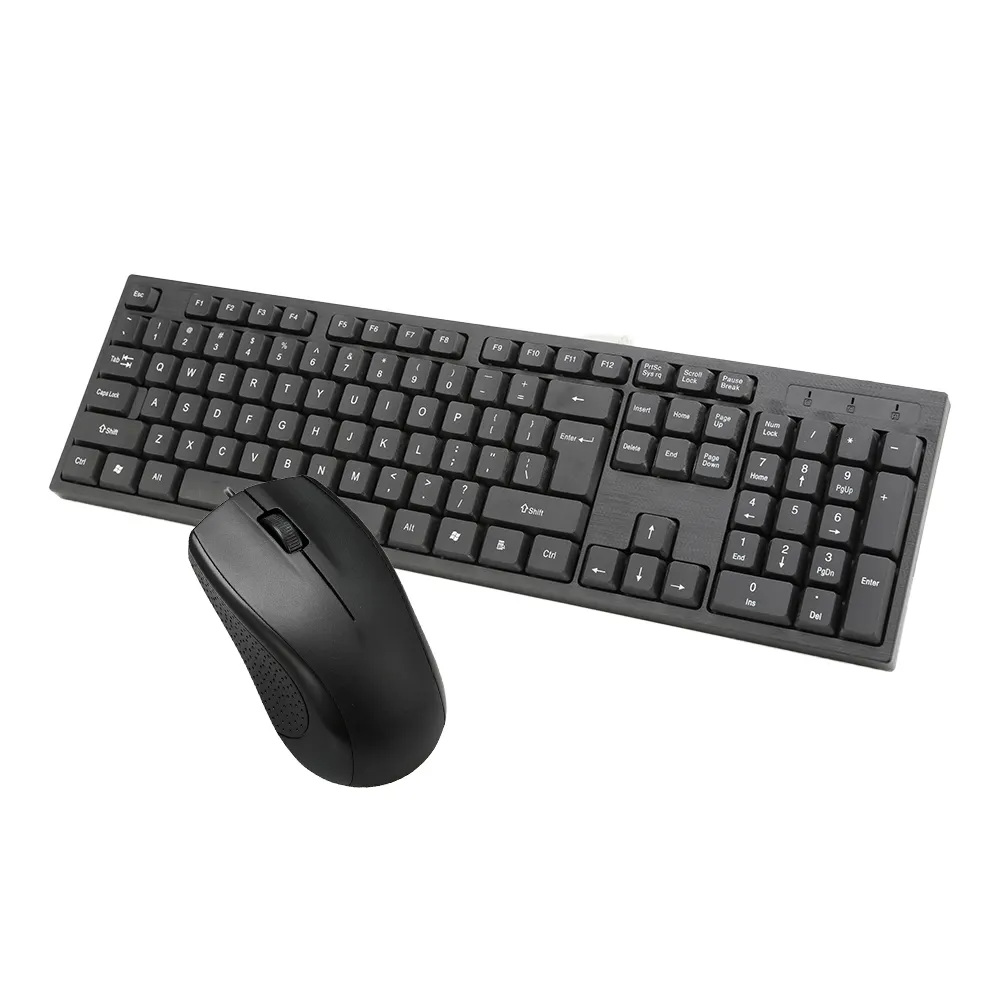 High Quality Oem Keyboard And Mouse Combo Wholesale Office 2.4g Usb Wireless Keyboard &amp; Mouse Set