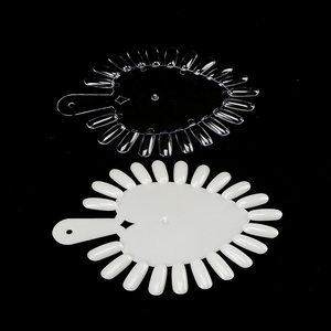 Paleta de exhibición de esmaltes de uñas con 21 puntas en forma de corazón, tabla de colores, herramienta de entrenamiento de manicura para salón, práctica de arte de uñas, soporte de tarjetas. - Product Image 4