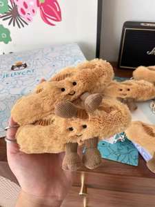 พวงกุญแจตุ๊กตาขนนุ่มน่ารัก ขายส่ง รูปผลไม้ ขนมปัง ผัก ของตกแต่งกระเป๋า พวงกุญแจขนฟู ของขวัญวันวาเลนไทน์ 2026 - Product Image 3