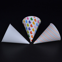 Gobelets en papier coniques économiques 3.7/4.5/6oz, 30k+ personnalisables avec votre marque, expédition rapide, stock disponible