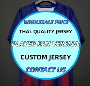 Kaos Sepak Bola Pendek Sporty 100% Poliester Ukuran Besar dengan Logo Kustom untuk Suporter Piala Dunia 2026 Haiti Grosir CW - Product Image 2