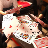 Cartes de jeu de poker personnalisées de haute qualité, grand format, impression publicitaire, écologiques, durables, papier lisse