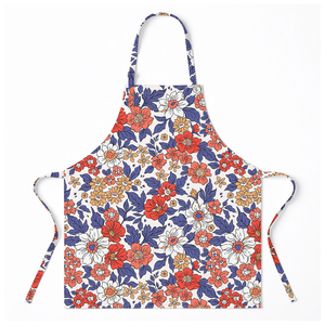 Delantal de Cocina de Lino Personalizado OEM con Impresión Digital Reactiva, MOQ Bajo, Directo de Fábrica, Plazo de Entrega Corto - Product Image 6