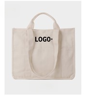 Sac en toile de coton personnalisé grande capacité, sac de shopping simple en toile pure, sac vierge pour sublimation à faible MOQ