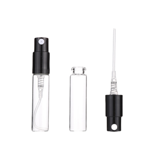 Factory 2ml Bayonet <b>Glass</b> <b>Empty</b> Sample Tester Mini Spray Face Cream Vial <b>Bottles</b> with Sprayer - Product Image 1