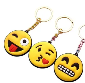 Custom Rubber 3D Soft Pvc Keychain , 3D,2D,plated,printing etc Plastic Keychain Wholesale