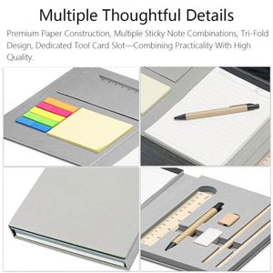 Customizable Logo <b>A5</b> Set School Office <b>Notepad</b> Memo Pad Jotter Notebook With Pen and Sticky Notes - Product Image 3