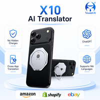 Dispositif de traduction magnétique intelligent, 146 langues, interprétation audio et vidéo, longue autonomie pour le tourisme international