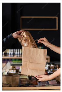 New Design Garment Cosmetic Shoes Food Gift Perfume Tea <b>Bag</b> Recycled White Kraft Paper <b>Bag</b> - Product Image 6