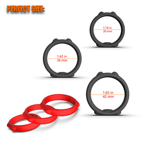 Anneau pénien en silicone pour l'agrandissement, retardateur d'éjaculation, extenseur d'érection, jouet sexuel pour hommes - Product Image 6