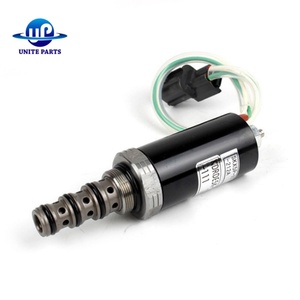 High Quality KDRDE5K-20/30C12A-111 YN35V00004F1 Solenoid Valve for KOBELCO SK200-2/200-5 Excavator Hydraulic Pump - Product Image 2