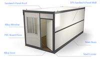 Maison mobile préfabriquée en conteneur empilable pour bureau, Floride, États-Unis