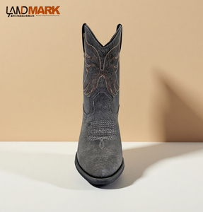 <span class=keywords><strong>Stivali</strong></span> da Cowboy di Lusso Europei e Americani da <span class=keywords><strong>Donna</strong></span>, a Metà Polpaccio, in PU, Ricamati, Stile Western, con Punta Affusolata, Slip-On, <span class=keywords><strong>Tacco</strong></span> Grosso Rosa - Product Image 2