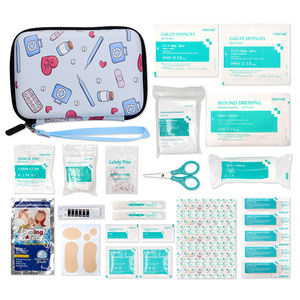 Botiquín de primeros auxilios FIRSTAR, pequeño botiquín médico EVA impermeable con suministros médicos de emergencia esenciales para deportes en el hogar - Product Image 1