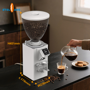 Cafetera Inteligente con Pantalla Táctil, Molinillo de Café Individual y Doble, 74 mm, 1200 g - Product Image 1