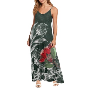 Nuovissimo Puakenikeni fiori lunghi <span class=keywords><strong>senza</strong></span> <span class=keywords><strong>maniche</strong></span> vestito estivo prendisole Drop Shipping <span class=keywords><strong>senza</strong></span> <span class=keywords><strong>maniche</strong></span> Maxi abiti da <span class=keywords><strong>donna</strong></span> - Product Image 6