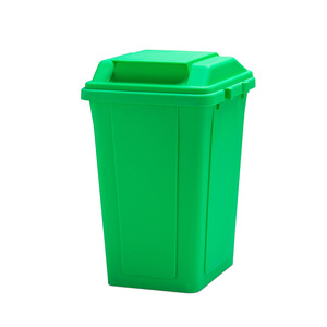 Poubelles rectangulaires en plastique 30 litres, poubelle de recyclage extérieure pour écoles et gestion immobilière, quatre couleurs - Product Image 5
