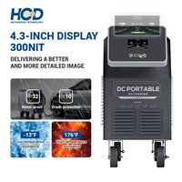Chargeur électrique portable DC HCD 20KW/30KW/40KW CCS1/CCS2/CHAdeMO/GBT, station de recharge pour véhicules électriques