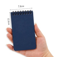 Bloc-notes format poche personnalisable papier kraft personnalisé en plastique couverture souple planificateur Journal cahier à spirale