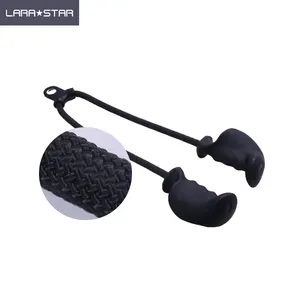LS3018 New handle Heavy Capacity Gym Double Grips with Rope Home Exercise Weightlifting Pull Up Bar Grip