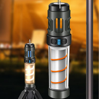 Lampe de camping anti-moustiques LED en ABS, rechargeable Type-C, design magnétique, légère et portable, pour tente extérieure, IP65