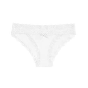 Conjunto de bragas bikini de encaje transparente sin costuras de talle bajo sexy para mujer, talla grande, 100% fibra de bambú, bordado, ecológico - Product Image 3