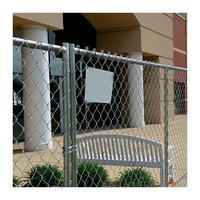 Piquet en acier galvanisé revêtu de PVC/Panneaux et portails de jardin-Durable pour clôture extérieure/commerciale