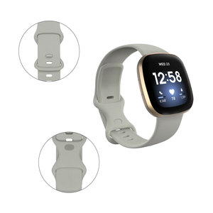 Bracelets en silicone souple imperméables <span class=keywords><strong>pour</strong></span> <span class=keywords><strong>Fitbit</strong></span> <span class=keywords><strong>Sense</strong></span>, <span class=keywords><strong>bracelet</strong></span> <span class=keywords><strong>pour</strong></span> Versa 3, sangle de couleur unie - Product Image 2
