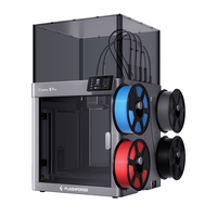 Printer 3D Multi-Warna Flashforge Creator 5 dengan 4 Kepala Alat |   500% Lebih Cepat, Tanpa Limbah Buangan