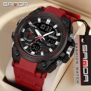 Reloj Deportivo Digital SANDA 3311 para Exteriores, Reloj de Pulsera Electrónico Multifuncional con Luminiscencia, Cronógrafo y Funciones Impermeables - Product Image 1