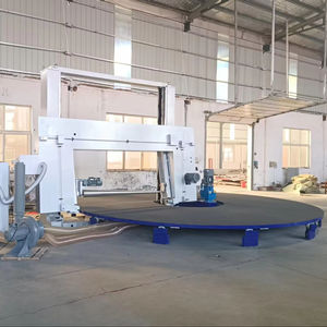 Machine de découpe automatique de mousse PU flexible de haute qualité avec plateau rotatif à disque rond et moteur de découpe - Product Image 1