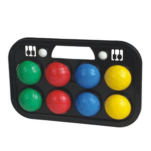 Ensemble de boules de pétanque françaises personnalisées avec logo sur mesure et support en bois - Product Image 5