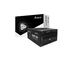 Alimentation électrique pour ordinateur de bureau Delta (SGM1100W) monocanal 12V Platinum, mode complet, tension complète, 8 ports, 20+4 broches, prend en charge 50