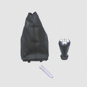 Peugeot 206 Gear <b>Shift</b> Boot and 5-Speed <b>Knob</b> 2001-2008 Car Accessory Made in Turkey - Product Image 2