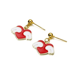 Colgantes de aleación con alas de corazón coloridas, tapas de cuentas y accesorios DIY para la fabricación de joyas - Product Image 3