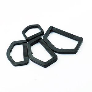 หัวเข็มขัดพลาสติกแบบ D-Ring รุ่น J8-012 ทนทานต่อการสึกหรอ สำหรับกระเป๋าและกระเป๋าเดินทาง สีพื้น ทนทาน - Product Image 1