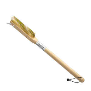 Outils de <span class=keywords><strong>brosse</strong></span> de <span class=keywords><strong>four</strong></span> <span class=keywords><strong>à</strong></span> pizza poils <span class=keywords><strong>en</strong></span> <span class=keywords><strong>laiton</strong></span> BBQ pierre <span class=keywords><strong>à</strong></span> pizza <span class=keywords><strong>brosse</strong></span> grattoir gril <span class=keywords><strong>four</strong></span> <span class=keywords><strong>brosse</strong></span> de nettoyage - Product Image 3