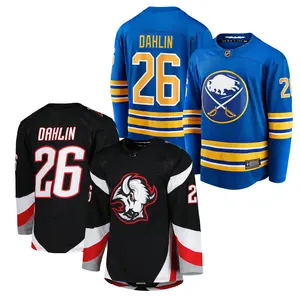 2024 Rasmus Dahlin #26 bufalo Sabres Hockey su ghiaccio Jersey camicie ricamate personalizzate uniforme cucita abito alternativo per la casa