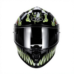 Casco Integral de Motocicleta Nuevo, Homologado por DOT, con Diseño de Aves Espejadas, Doble Visera XL, ABS, Capa de Amortiguación EPS de Alta Densidad, Desmontable - Product Image 3