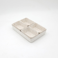 Panier de rangement en feutre polyester écologique, non toxique, portable et léger, bacs de rangement de bureau modulaires pour le rangement des articles divers