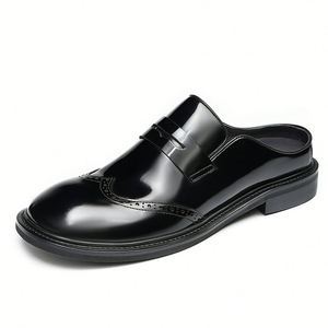 Chaussures décontractées pour hommes en cuir véritable personnalisées, confortables et antidérapantes - Product Image 2