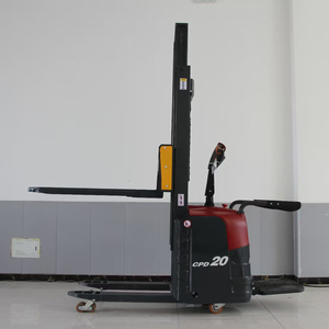 Fabrieksdirect 1500kg 2000kg Draagbare Stapelwagen Elektrische Pallettruck Stapelwagen Volledig Kleine Elektrische Stapelwagen - Product Image 5